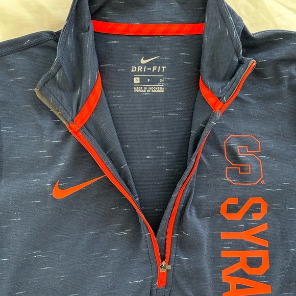 Women’s Nike Syracuse Quarter Zip Navy Size Small - Picture 2 of 5